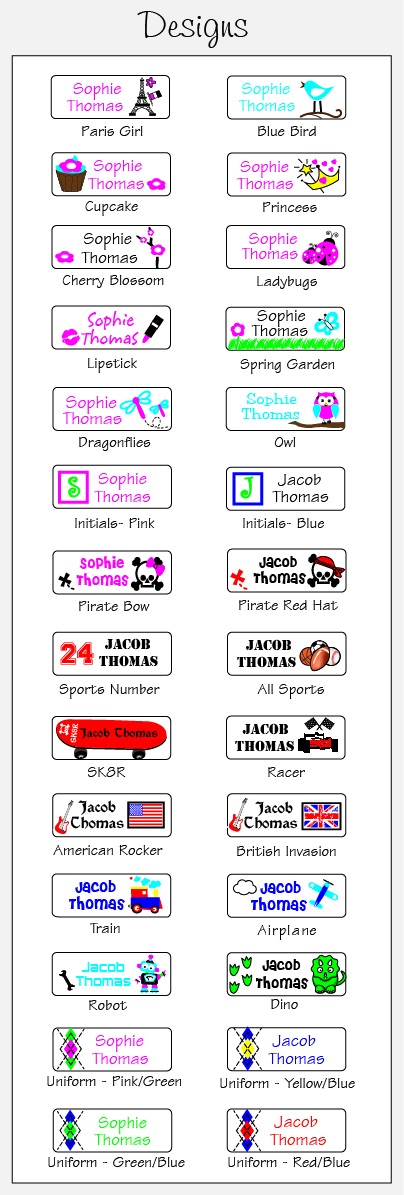 Dishwasher Safe Labels
