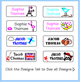 Kids Labels - Name Labels - Personalized Labels - Baby Labels